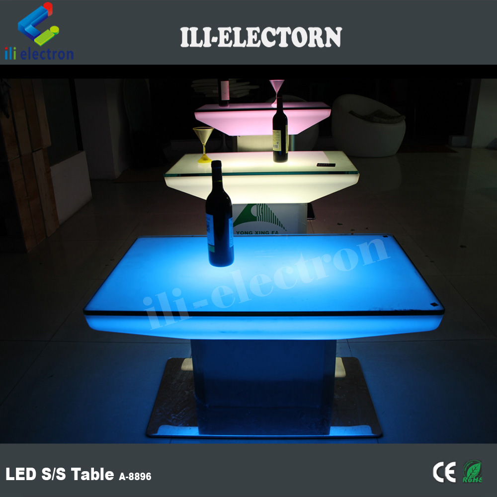LED свет бар мебель коктейль ночной клуб стол для вечеринки