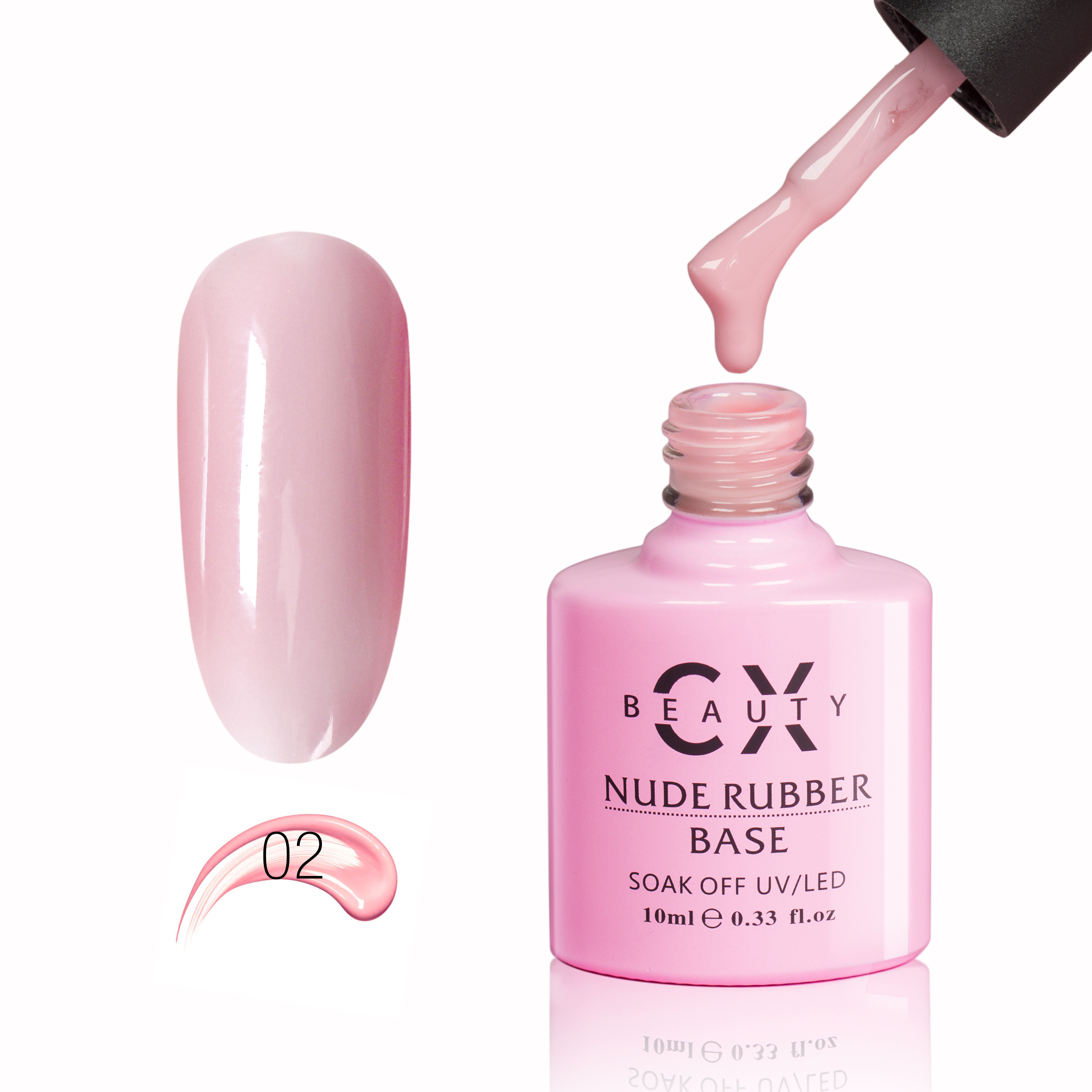Caixuan CX beauty телесная резиновая основа 59 цветов, двухступенчатая гелевая камуфляжная телесная резиновая основа