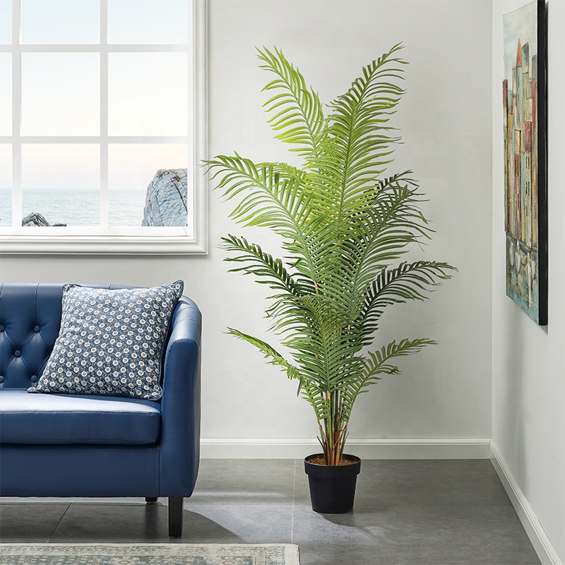 High-quality artificial green decorative tree 180 cm simulation hawaii palm tree artificial plant artificial tree