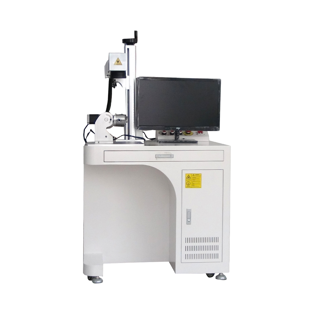 20w desktop fiber laser marking machine for nameplate ring watch clock