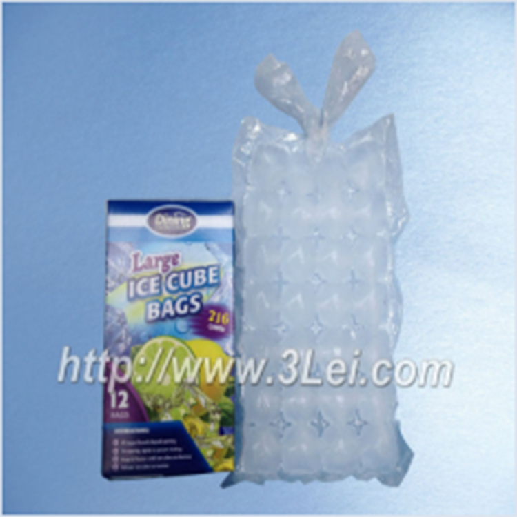 Прозрачные Одноразовые LDPE самозаполнения кубика льда упаковывая мешок