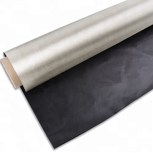 China Manufacturer Black EMF shielding fabric lining RFID Material for protecting13.56Mhz-4Ghz