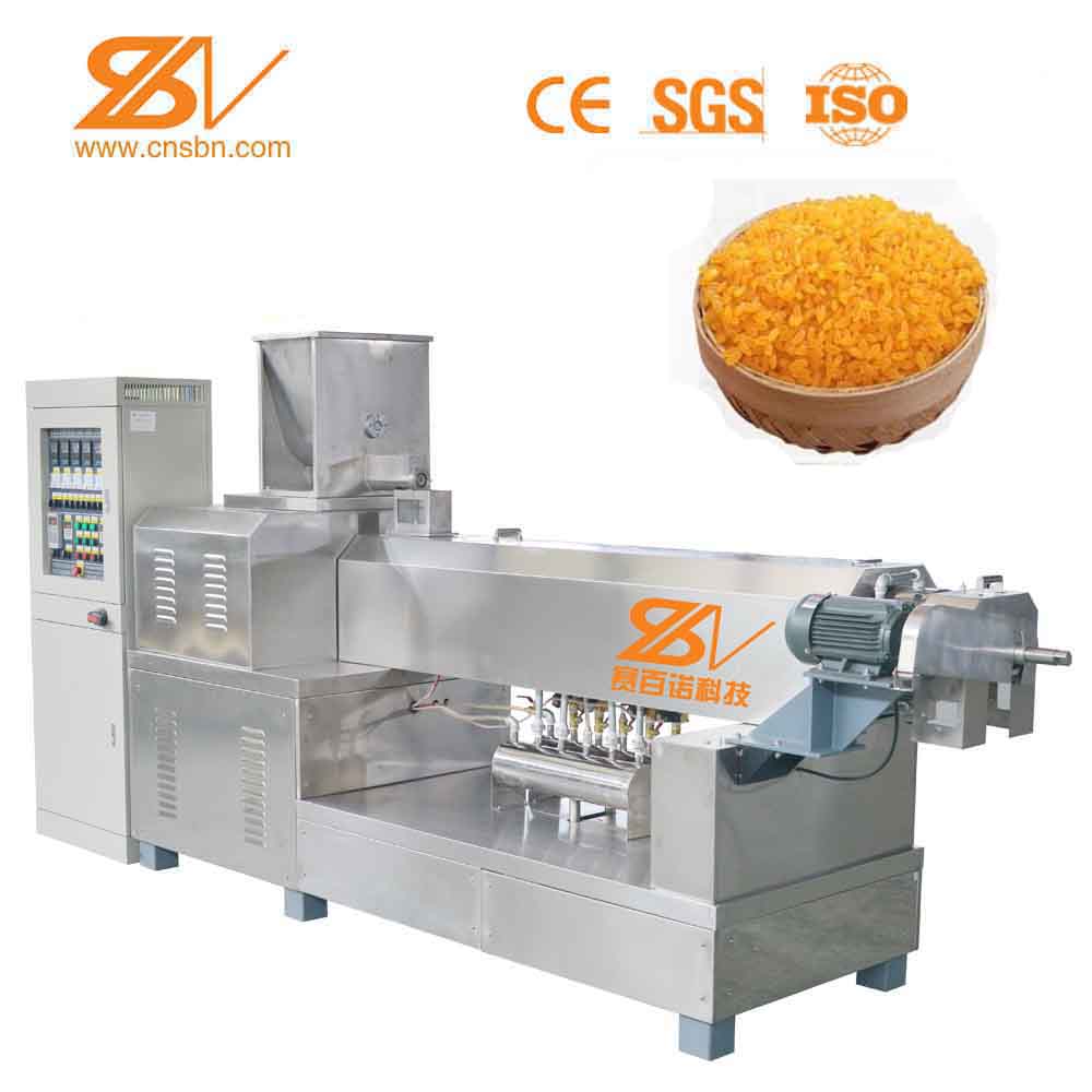 Industrial Reconstituted Nutrition Artificial rice extruder/puffed rice making machine