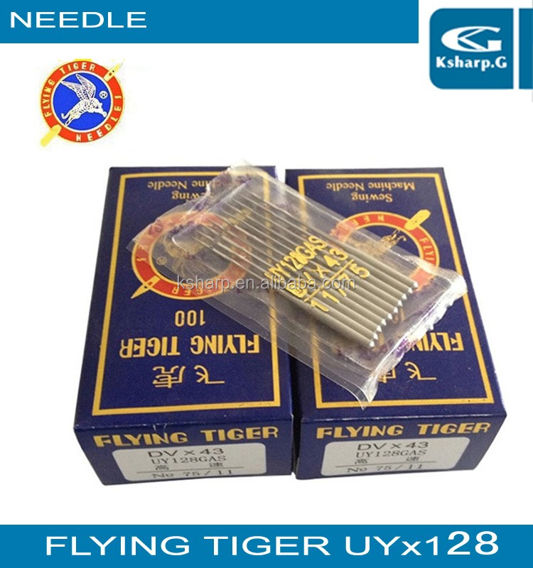Иглы Flying Tiger UYx128 75/11 для промышленных швейных машин, сделано в Китае