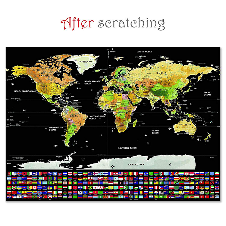 Jigsaw puzzle hot stereoscopic world travel map