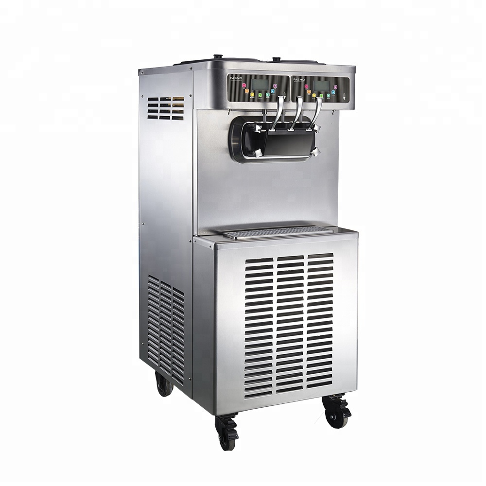 Pasmo S520F коммерческий 2 + 1 смешанный конус взбитый Замороженный Йогурт мороженое машина