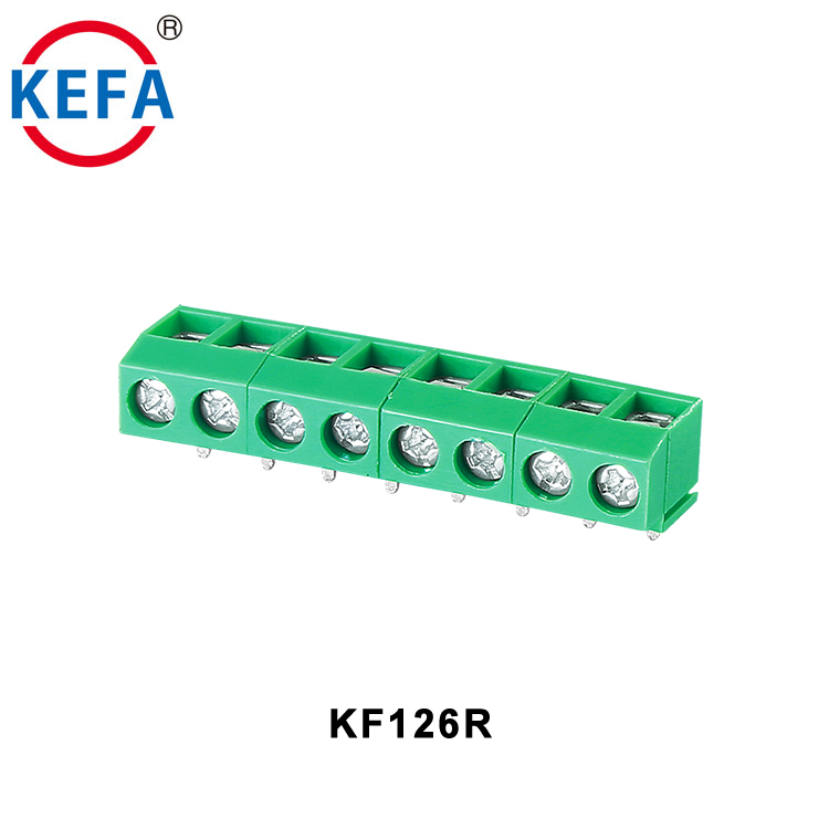 KF126R-5.0 провод для восхождения на борт Винтовые клеммы разъема шаг 5 мм для печатной платы 5,0
