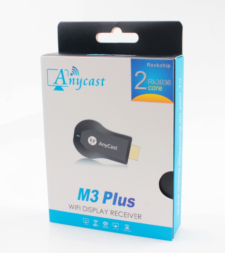HDMI Wifi Дисплей ТВ ключ Anycast M4 plus Медиа потоковое DLNA Miracast ТВ-палка