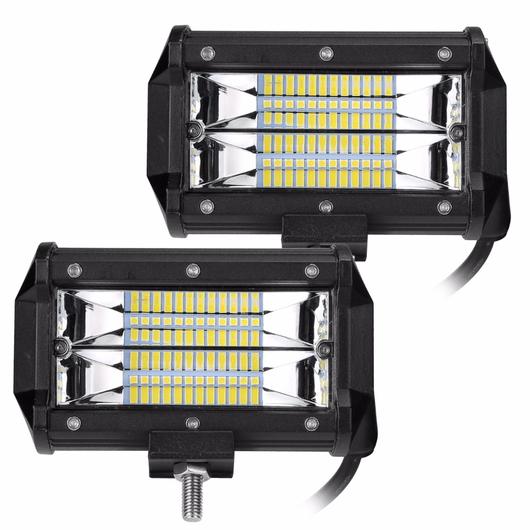 Оптовая продажа прожектора 5 "led дальнего света бар 72 Вт для автомобилей, грузовиков, тракторов