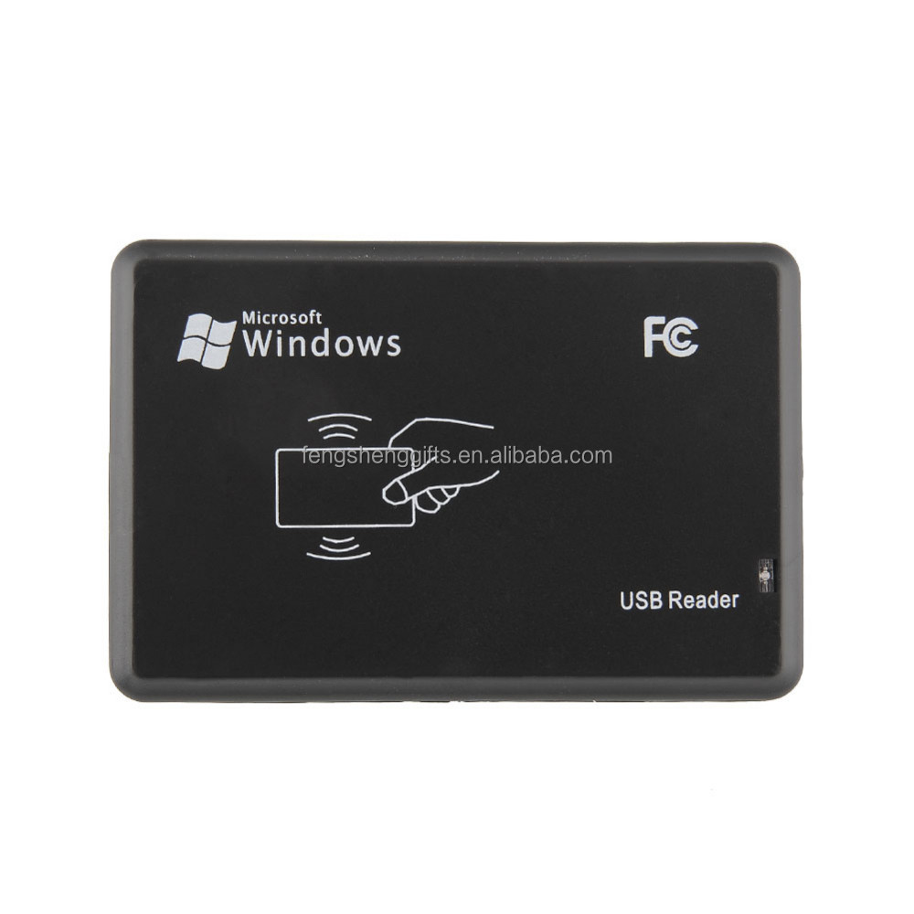Лидер продаж, RFID-считыватель 125 кГц, EM4100 USB Смарт-кардридер, подключи и работай TK4100 EM ID считыватель для контроля доступа