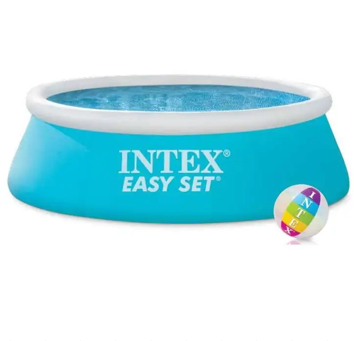 Intex 28101 Inflatable Above Ground Outdoor Easy Set Swimming Pool