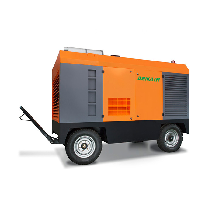 DENAIR High Pressure 25Bar Diesel Power Mobile Screw Compressor
