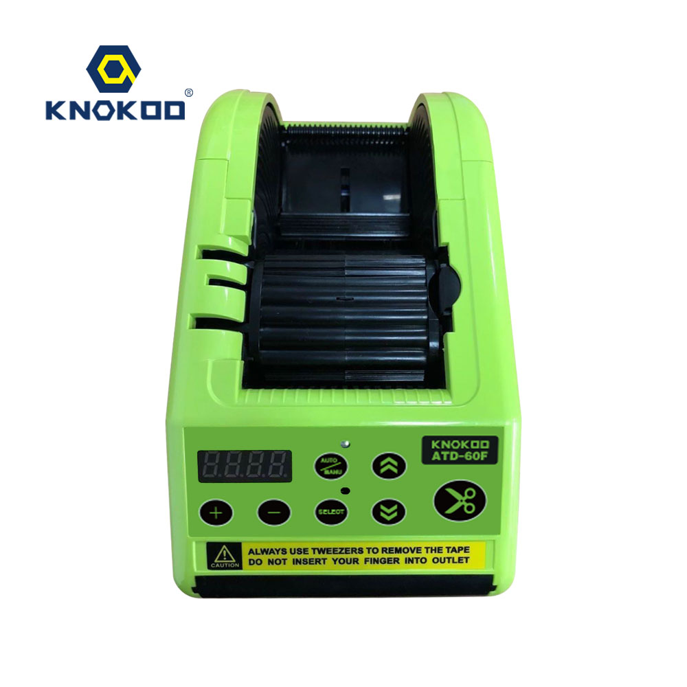 Knokoo New Vision Automatic Fold Tape Dispenser ATD-60F Electric Packing Tape Tear Easily foldable side is 7mm
