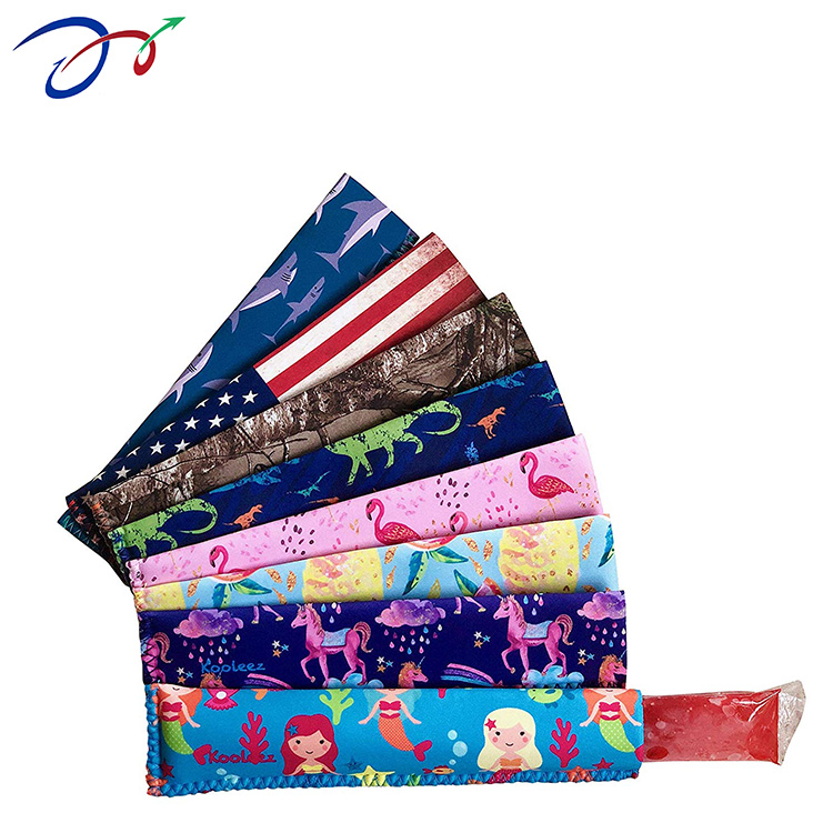 The Original Neoprene Full Length Freezer Pop Sleeve Ice Popsicle Sleeve Kid Styles Popsicle Party Pack