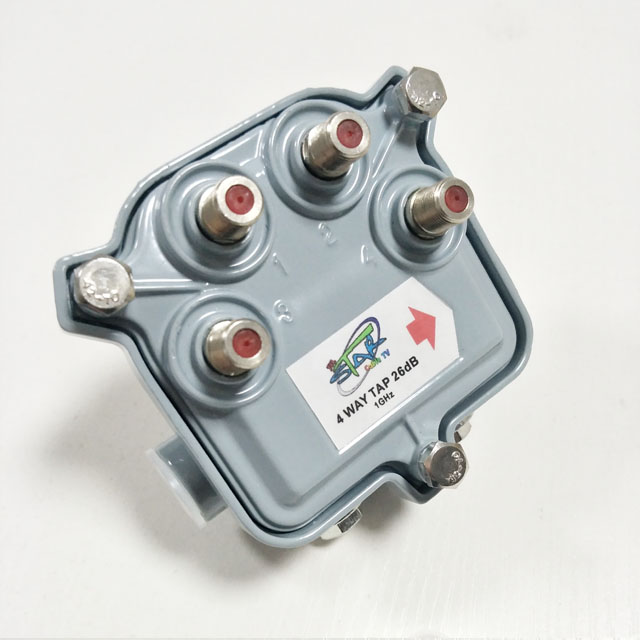 Открытый Хардлайн CATV Tap 4 Way