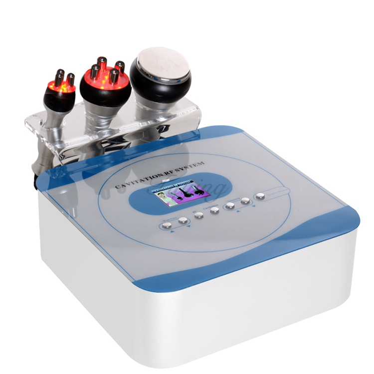 Новый дизайн 3 в 1 rf cavitation вакуумная терапия машина с ультразвуковой кавитации машина