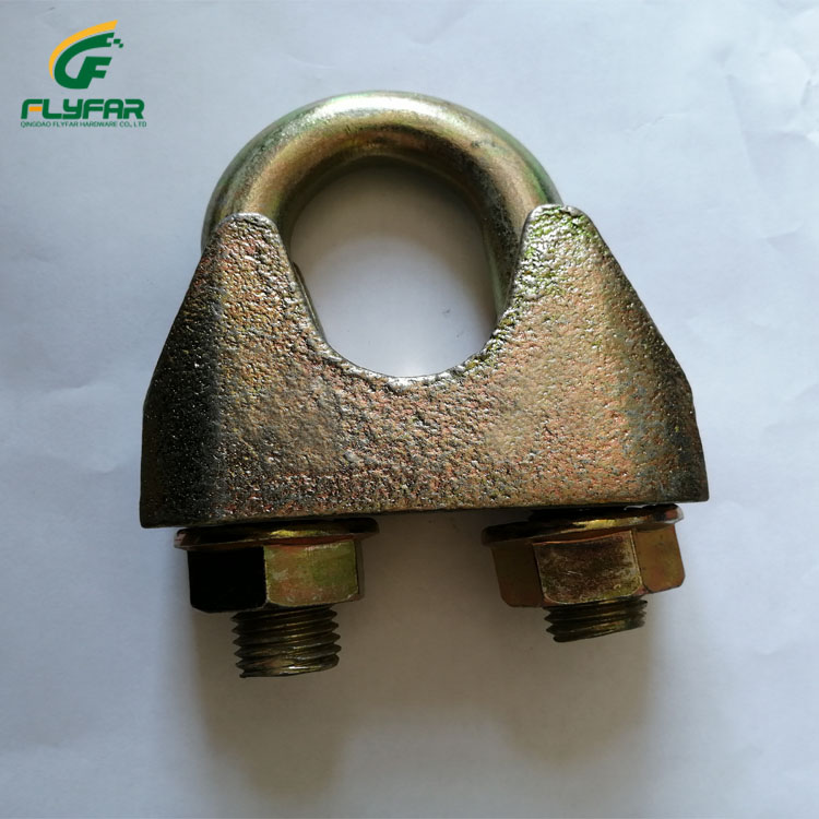 Galvanized Cast Iron Malleable DIN1142 Wire Rope Clip Use For Steel Wire Rope