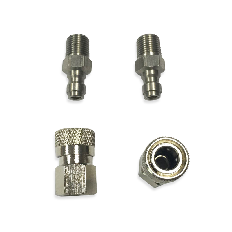 Paintball accessories quick disconnect male and female fittings