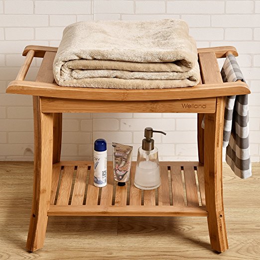 Craft bamboo тяжелый стул скамья, Бамбуковая скамейка С нескользящими резиновыми ногами