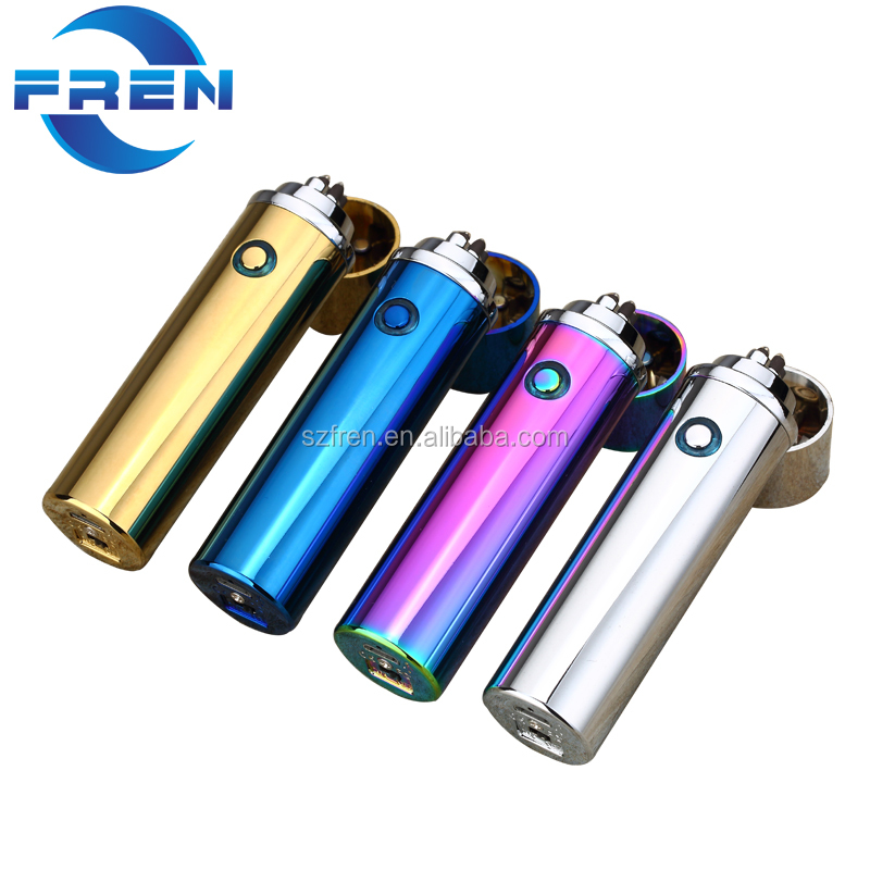 FR-P01 металлическая перезаряжаемая двойная дуга USB зажигалка электрическая импульсная X дуга электрическая зажигалка