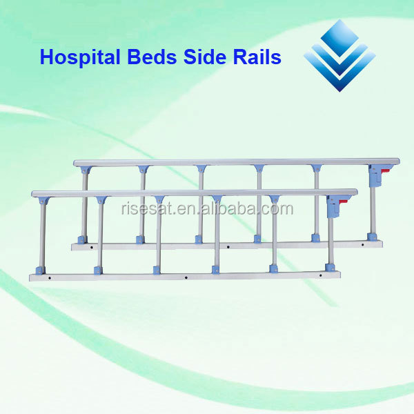 Stainless Steel Hospital Bed Side Rails , hospital bed folding guard rails