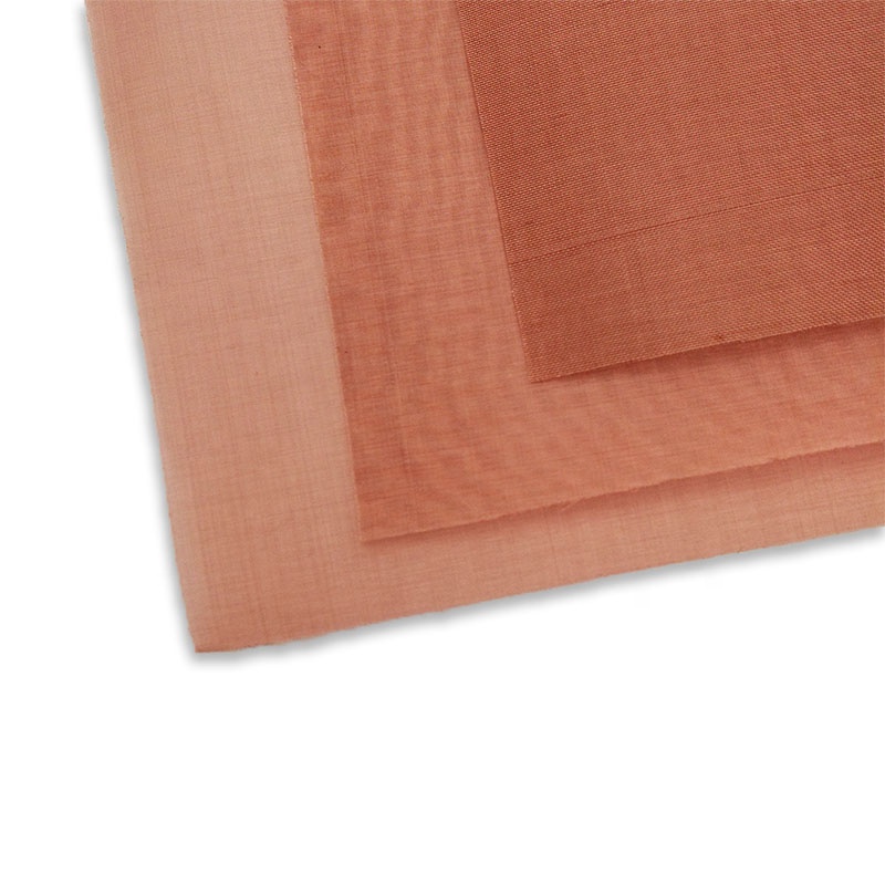 electrical conductivity 160 mesh red copper metal fabric
