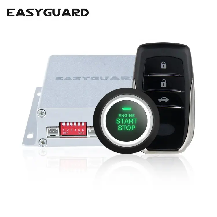 keyless entry smart push button start engine remote starter car alarm