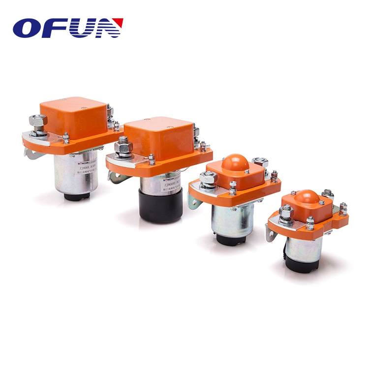 Производитель OFUN, оптовая продажа, однополюсный магнитный контактор 24 В постоянного тока