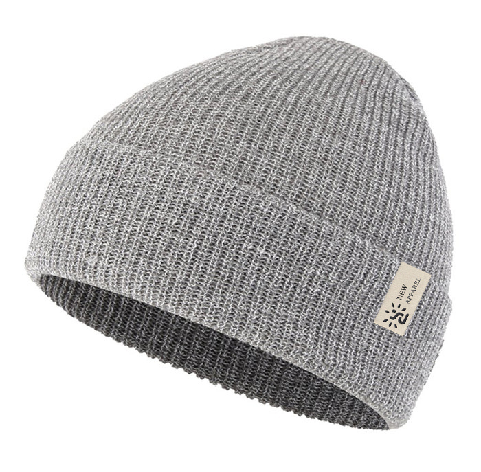 Оптовая продажа Skullies Beanies шапки с логотипом на заказ Рыбацкая шапка 100 Акриловая вязаная зимняя шапка Лыжная шапка