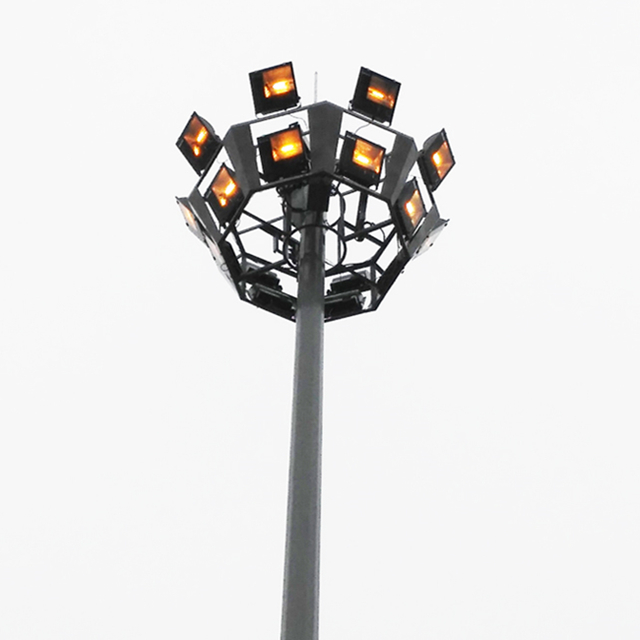 30 meters street lighting high mast poles for flood light