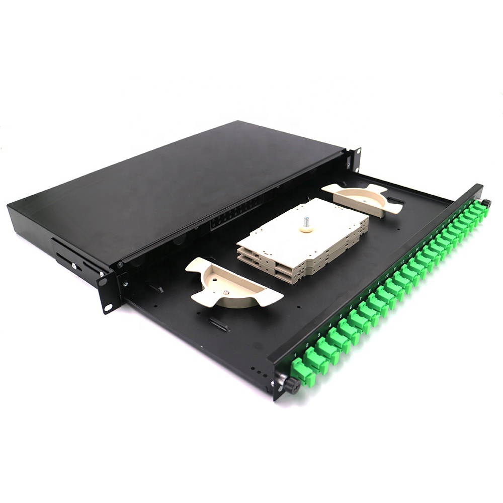 FTTH 1U волоконно-оптическая коммутационная панель ODF 24 48 72port