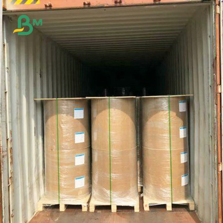 Натуральной древсной массы 610 мм 860 мм 70gsm 80gsm 100gsm крафт-бумаги для создания хозяйственной сумки