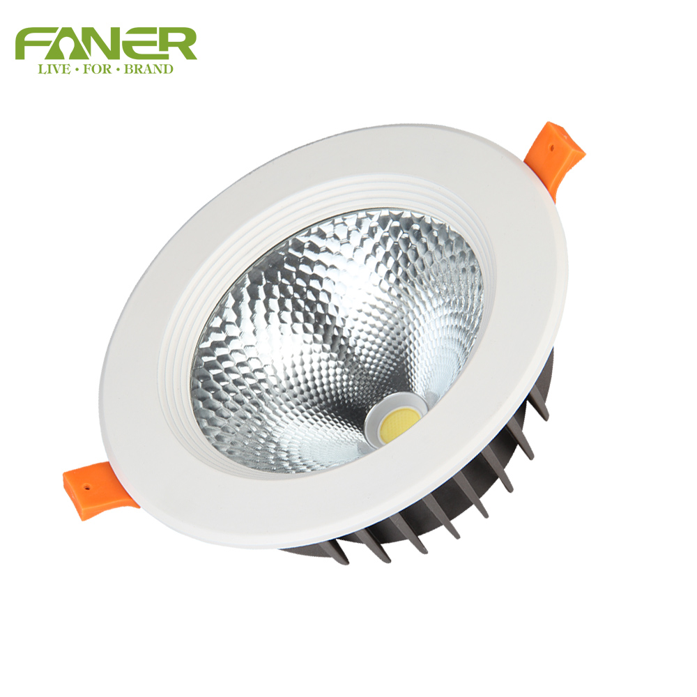 Factory Price 25w 30w 50w 5000 lumen recessed COB led light downlight