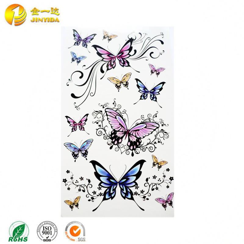 Fashion Design Custom Temporary Tattoos Printing For Sale