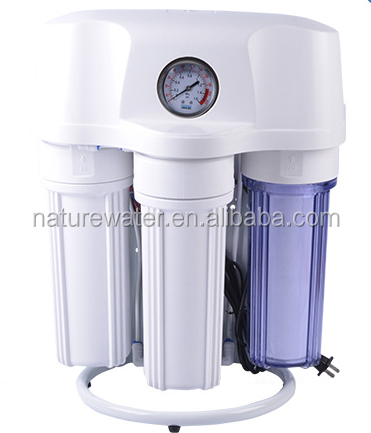 Naturewater advance Функция под мойкой очиститель воды/RO система фильтра воды с манометром масла