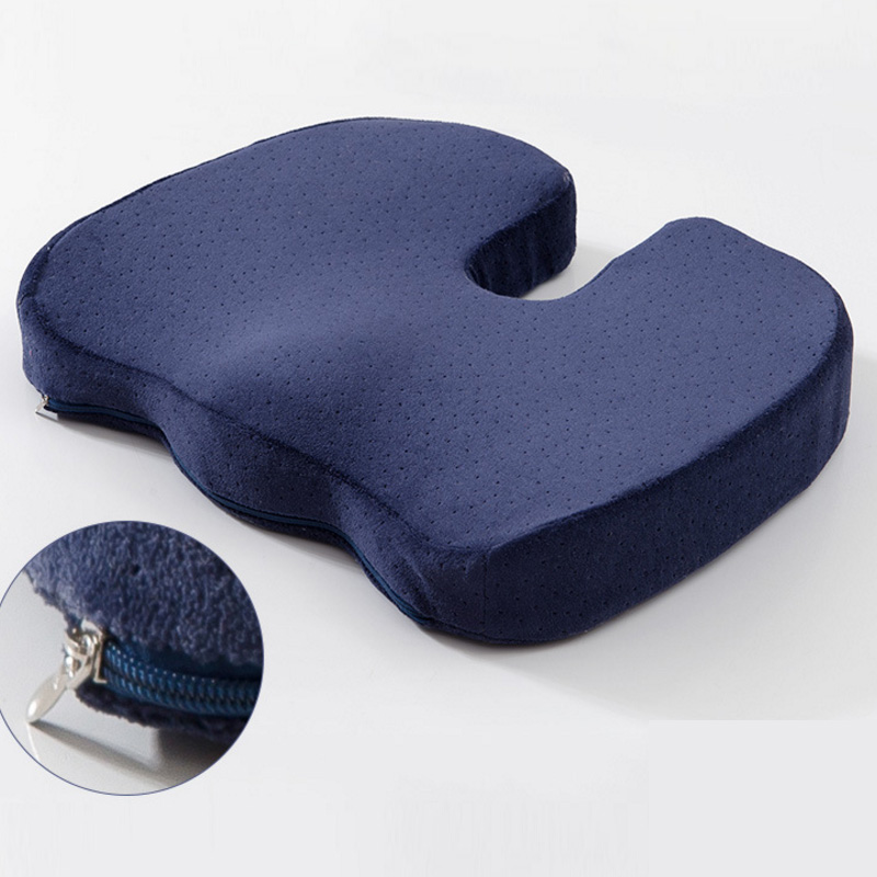 Medical vinyl seat cushions back cushion memory foam Health slow rebound pressure relieving cotton cushion covers