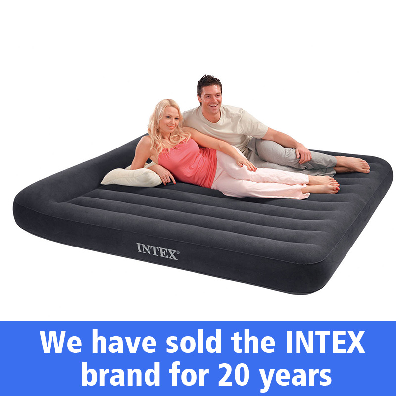 INTEX 64144 двойной king airbed комплект надувная кровать открытый надувной матрас