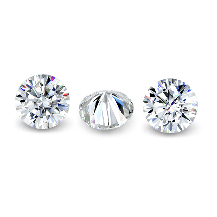 Круглая форма слышит и стрелы резки 6 мм круглой формы DEF moissanite камни