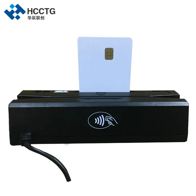 3 tracks 13.56 MHz Multi MSR USB IC Chip Smart Card Reader HCC110