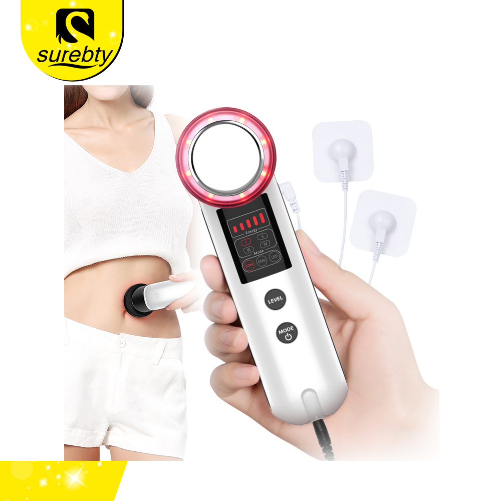 3 IN 1 Ultrasound Vibration Deep Skin Cleaning ELectric Photon Therapy Home Use Beauty Salon Machine