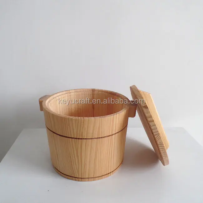 small barrels wooden tea storage barrels pine wood bucket