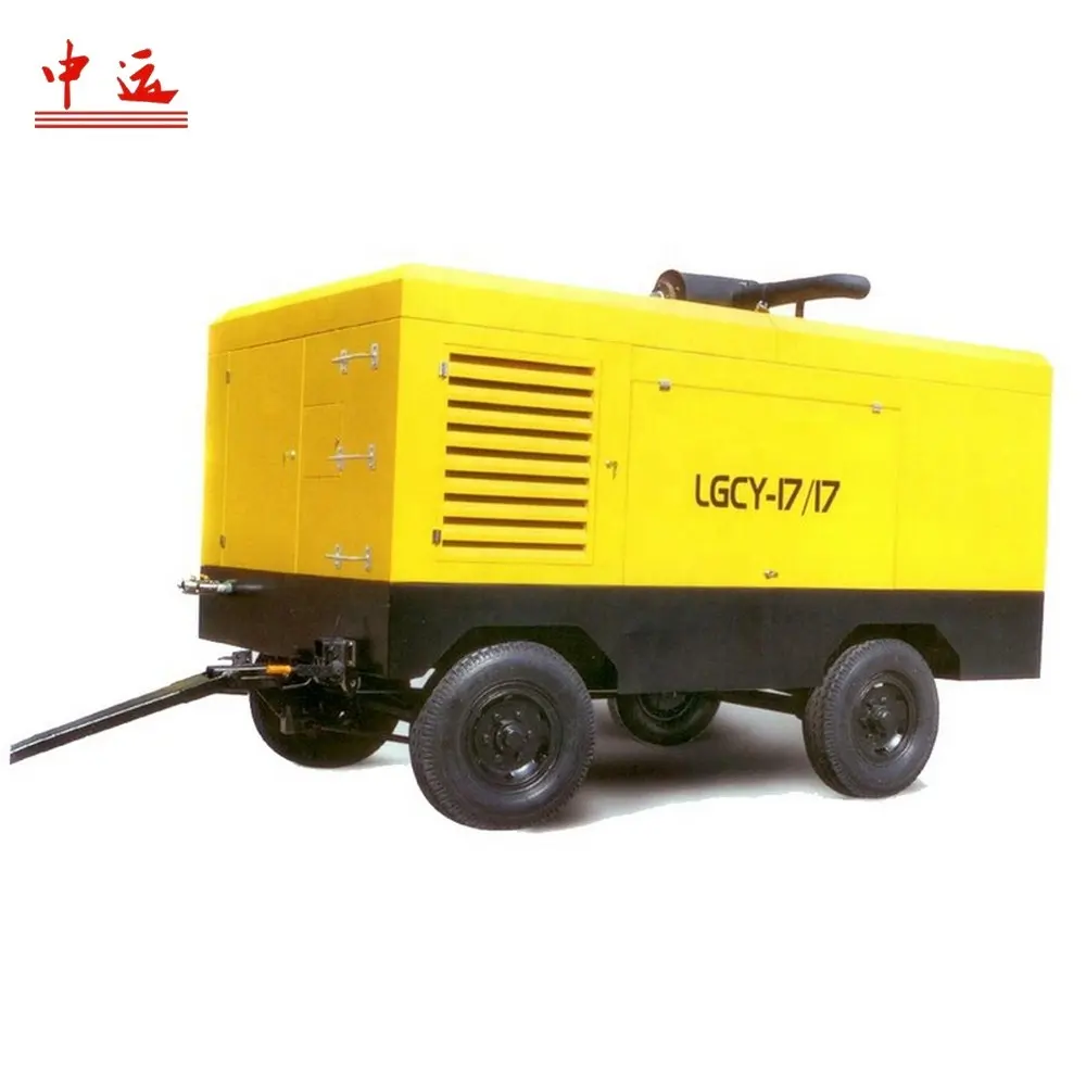 LG Engineering Moving Diesel Power Screw Air Compressor for DTH Drilling Rig