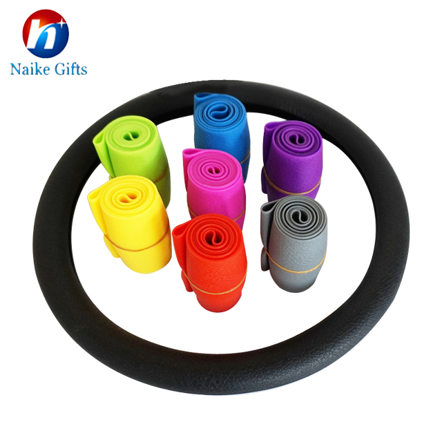 Wholesale Customer Colorful Heat Resistant Silicone Steering Wheel Cover