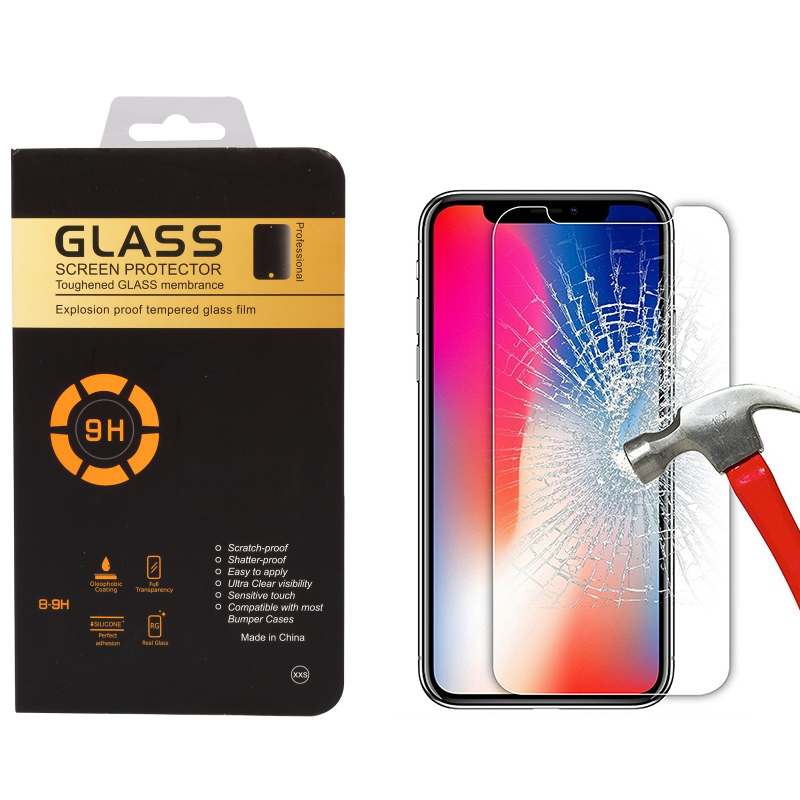 Закаленная Защитная пленка для iPhone X, Защитное стекло для экрана iphone 6s