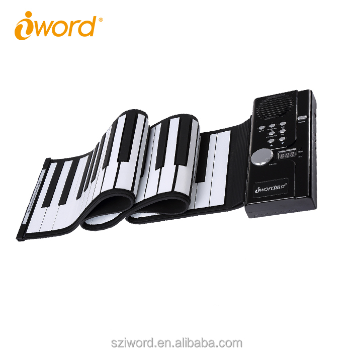 Iword Гибкая клавиатура электронных Roll Up Piano для детей Рождественский подарок