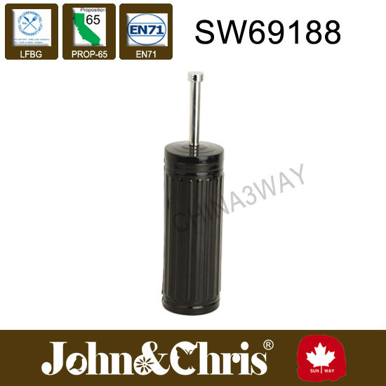 best selling good quality stainless suction steel toilet brush holder