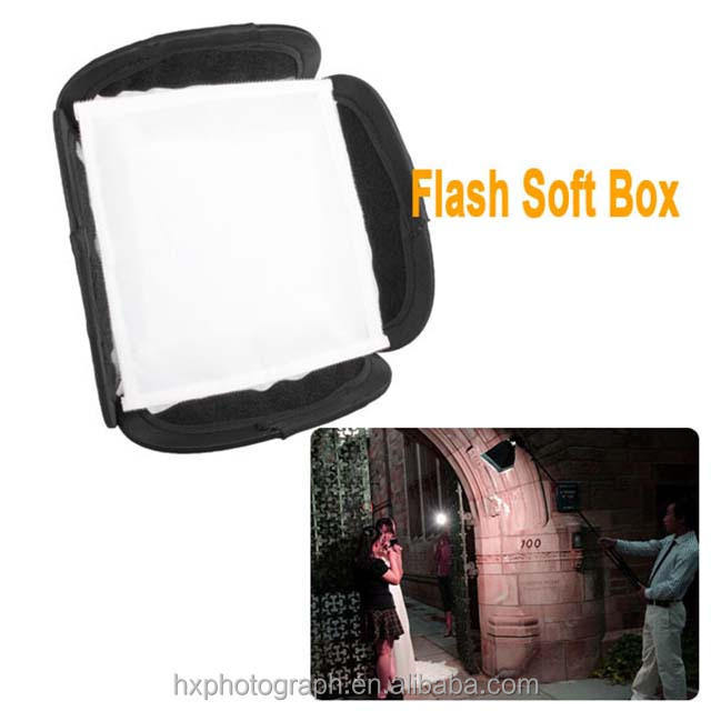 Профессиональный складной мягкий вспышки света Диффузор Softbox Крышка с 23 см x 23 см