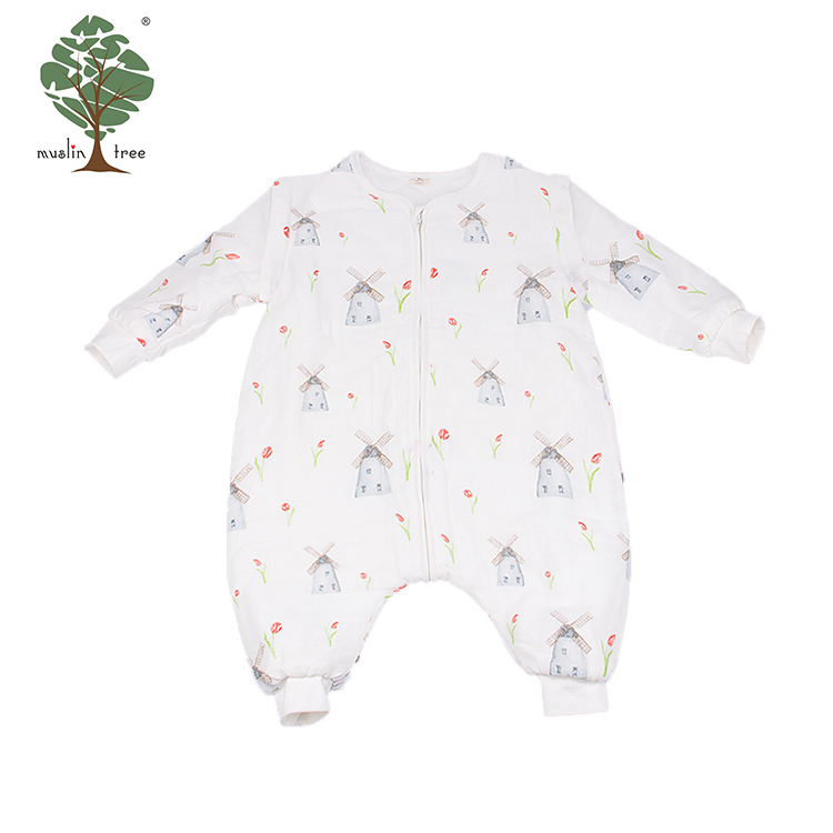 Muslin tree anti-bacterial wearable winter newborn cute baby clothes girl boy