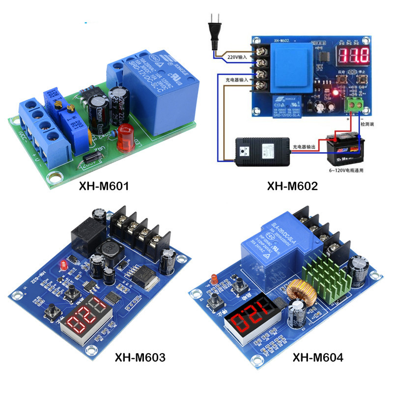 XH-M601 XH-M602 XH-M603 XH-M604 цифровой светодиодный дисплей литиевая батарея зарядное устройство управления Переключатель Защиты доска модуль 12V 24V 6-60V