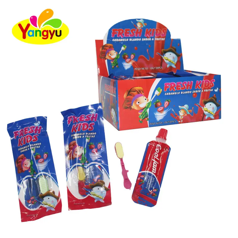 Toothbrush Candy and Toothpaste Jelly Candy